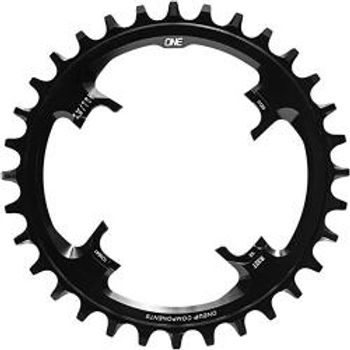 OneUp Components Switch Round V2 Bicycle Chainring 12sp 34t Black 1c0652blk