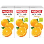 Marigold 100 Percent Packet Juice Orange 6 x 200ml