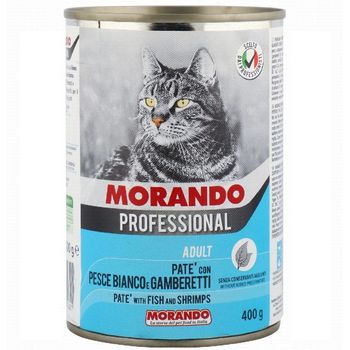 Morando Gatto Professional with White Fish And Shrimp 400g