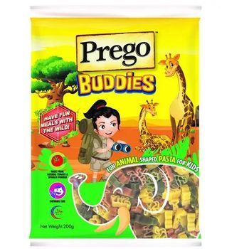 PREGO BUDDIES ANIMAL-SHAPED PASTA 200G