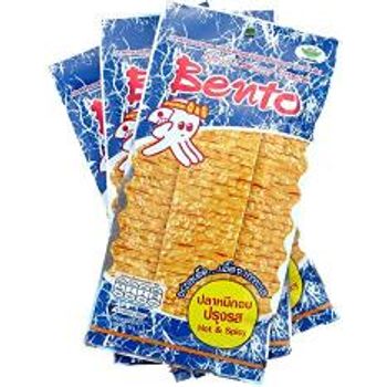Bento Squid Seafood Snack Hot And Spicy Flavor 20g