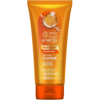 Makarizo Hair Energy Fibertherapy Hair And Scalp Creambath Royal Jelly 200ml