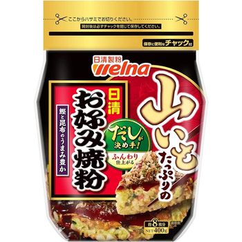 Nissin Foods Okonomiyaki Powder with Plenty of Mountain Potatoes 400g