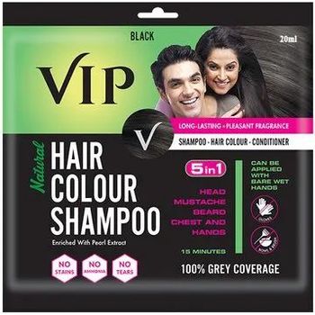 VIP Hair Colour Shampoo Black 20ml
