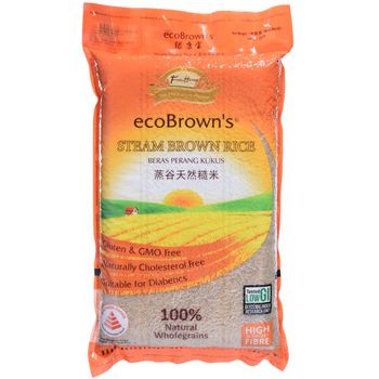 Eco Brown Steam Brown Rice 5kg