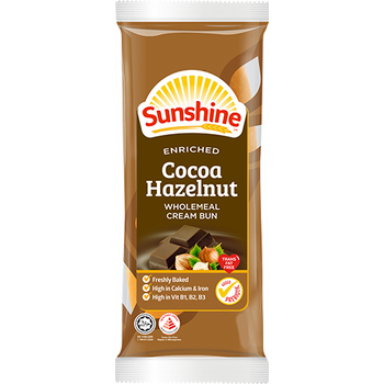 Sunshine Enriched Cocoa Hazelnut Wholemeal 65g