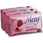 May Bar Soap Rose Pleasure 3 x 85g