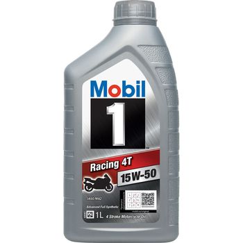 Mobil 1 Racing 4T 15W50 Four Stroke Motorcycle Engine 1l
