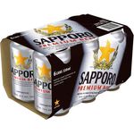 Sapporo Premium Beer 6 X 330ml