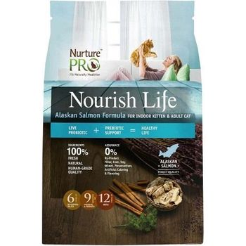 Nurture Pro Cat Dry Food Nourish Life Alaskan Salmon Formula For Indoor Kitten Adult Cat 125lb