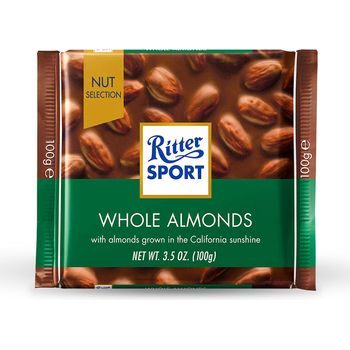 Ritter Sport Whole Almond Chocolate 100g