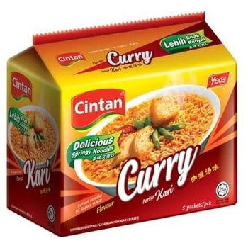 Cintan Curry Flavour Instant Noodles 5 x 76g