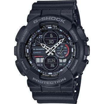 Casio G Shock Ga140 Analog Digital Watch Black