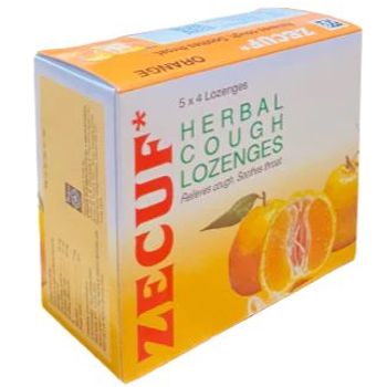 Zecuf Lozenges Orange/lemon/herbal 5 x 4 Lozenges