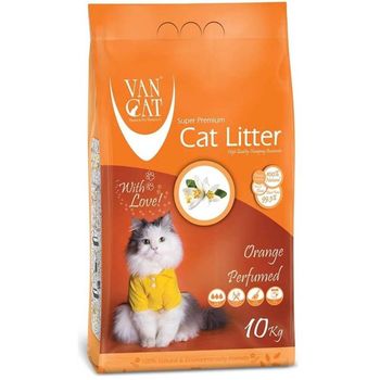 Van Cat Orange Scented Fine Grain Cat Litter 10kg