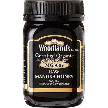 Woodlands Organic Manuka Honey MG300Plus 500g