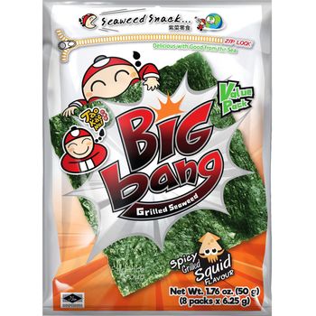 Tao Kae Noi Big Bang Grilled Seaweed Spicy Grilled Squid