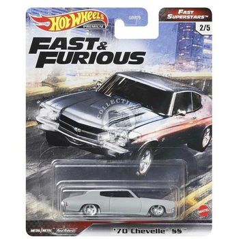 Mattel Hot Wheels The Fast and the Furious Premium Fast Super Stars `70 Chevelle SS Toy