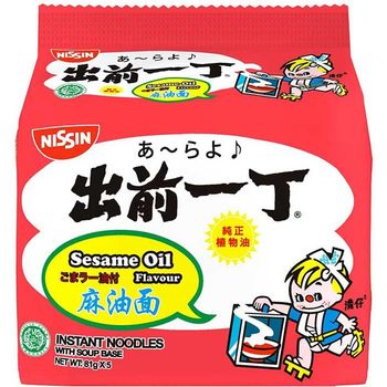 Nissin Instant Noodles Sesame Oil Flavour 5 x 81g