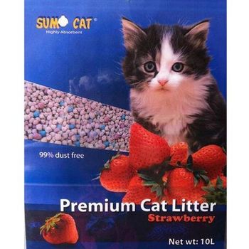 Sumo Cat Premium Cat Litter  Strawberry 10L