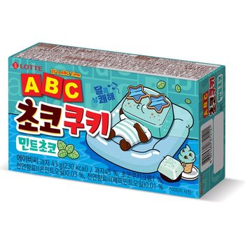 Lotte ABC Choco Cookie Mint 43g