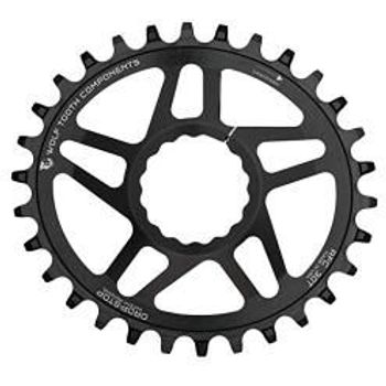 Wolf Tooth Elliptical Mountain Bike Direct Mount Oval Chainring For Race Face Cranks 30 Tooth Boost Powertrac Mtb