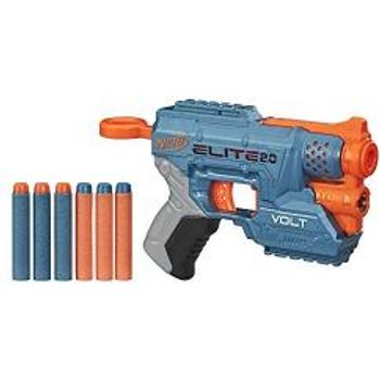 Nerf Elite 2.0 Volt SD-1 Blaster -- 6 Official Darts, Light Beam Targeting, 2-Dart Storage, 2 Tactical Rails to Customize for Battle