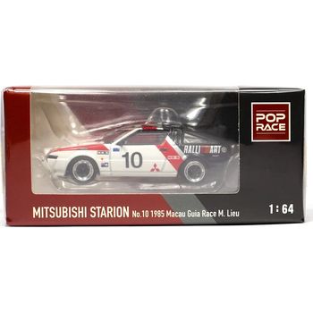 Pop Race  Mitsubishi Starion No.10 Macau Guia Race M. Lieu 1:64 Die Model Car