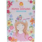Tiger Tribe Paper Crowns Princess Gems Colouring And Sticker Set