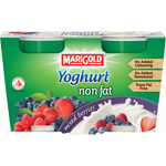 Marigold Non Fat Yoghurt Mixed Berries 2x140g