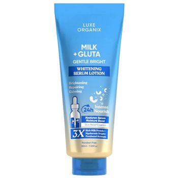 Luxe Organix Milk + Gluta Whitening Serum Lotion 350ml