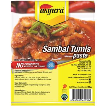 Asyura Sambal Tumis Paste 280g