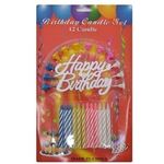 Generic Birthday Candle Set 12 Candles 30g