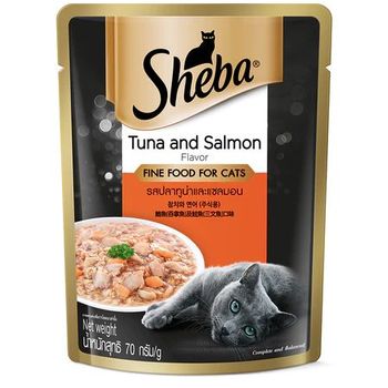 Sheba Pouch Cat Tuna and Salmon 70g