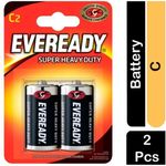 Eveready Zinc Batteries Super Heavy Duty C Pack Of 2
