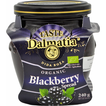 Taste Dalmatia Organic Blackberry Spread 240g