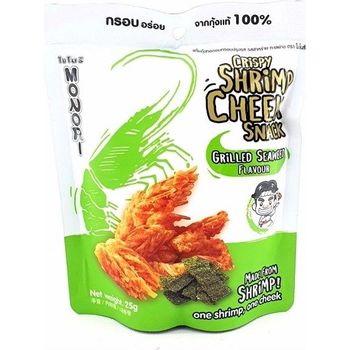 Monori Seaweed Flavour Crispy Shrimp Cheek Snack 25g