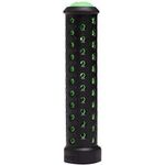 Fabric Slim Lock-On Handlebar Grips Black/Green