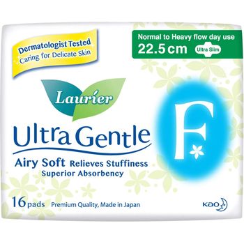 Laurier F Ultra Gentle Day Pads Ultra Slim 225cm