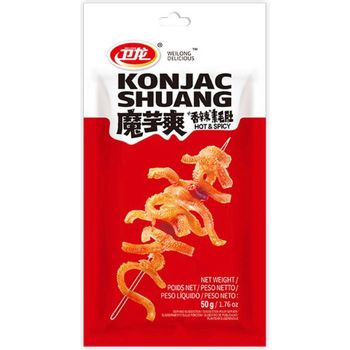Wei Long Konjac Strips Spicy Flavour 50g