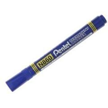 Pentel Permanent Marker Pen Chisel Tip Blue