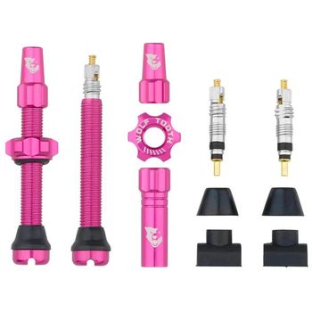 Wolf Tooth Tubeless Valve Stem Kit Pink