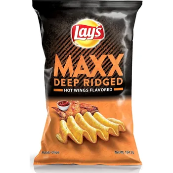 Lay's Maxx Hot Wings Potato Chips 184.2g