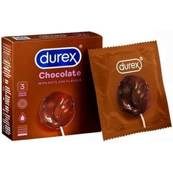 Durex Chocolate Condoms Flavored 3 Condoms