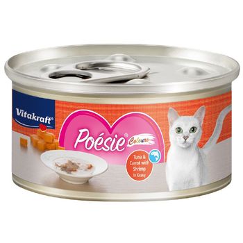 Vitakraft Poesie Colours Tuna and Carrot with Shrimp in Gravy for Cats 70g