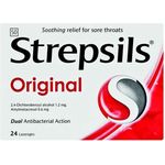 Strepsils Original 24 Antiseptic Lozenges Tablets