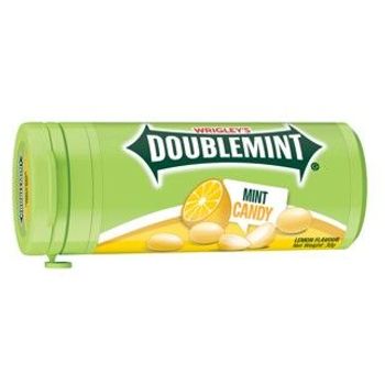 Wrigleys Doublemint Chewy Mint Lmonice Tube 30g Minty Chewing Gum