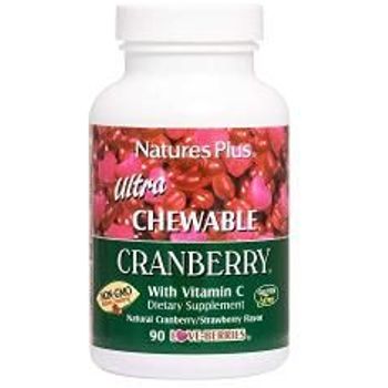 Natures Plus Ultra Chewable Cranberry Love Berries Tablets 400mg 