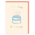 Ohh Deer Its Your Birthday Cake Greeting Card