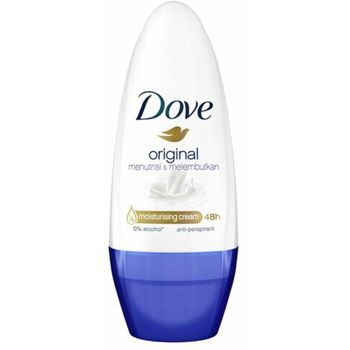 Dove Light And Smooth Deodorant Roll On Original Smoothen Underarms 40ml